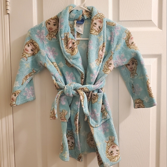 Disney Frozen Elsa bath robe sz 6